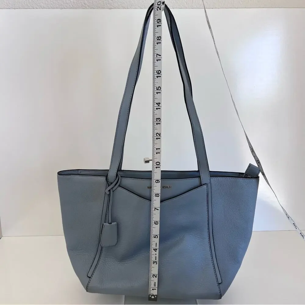 Michael Kors Whitney Pebbled Leather Tote Pale Blue‎